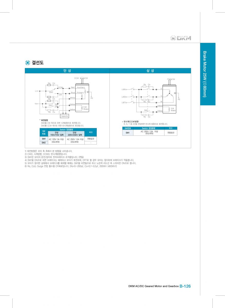 Brake motor DKM8BDGE-15G 8GBK30BMH