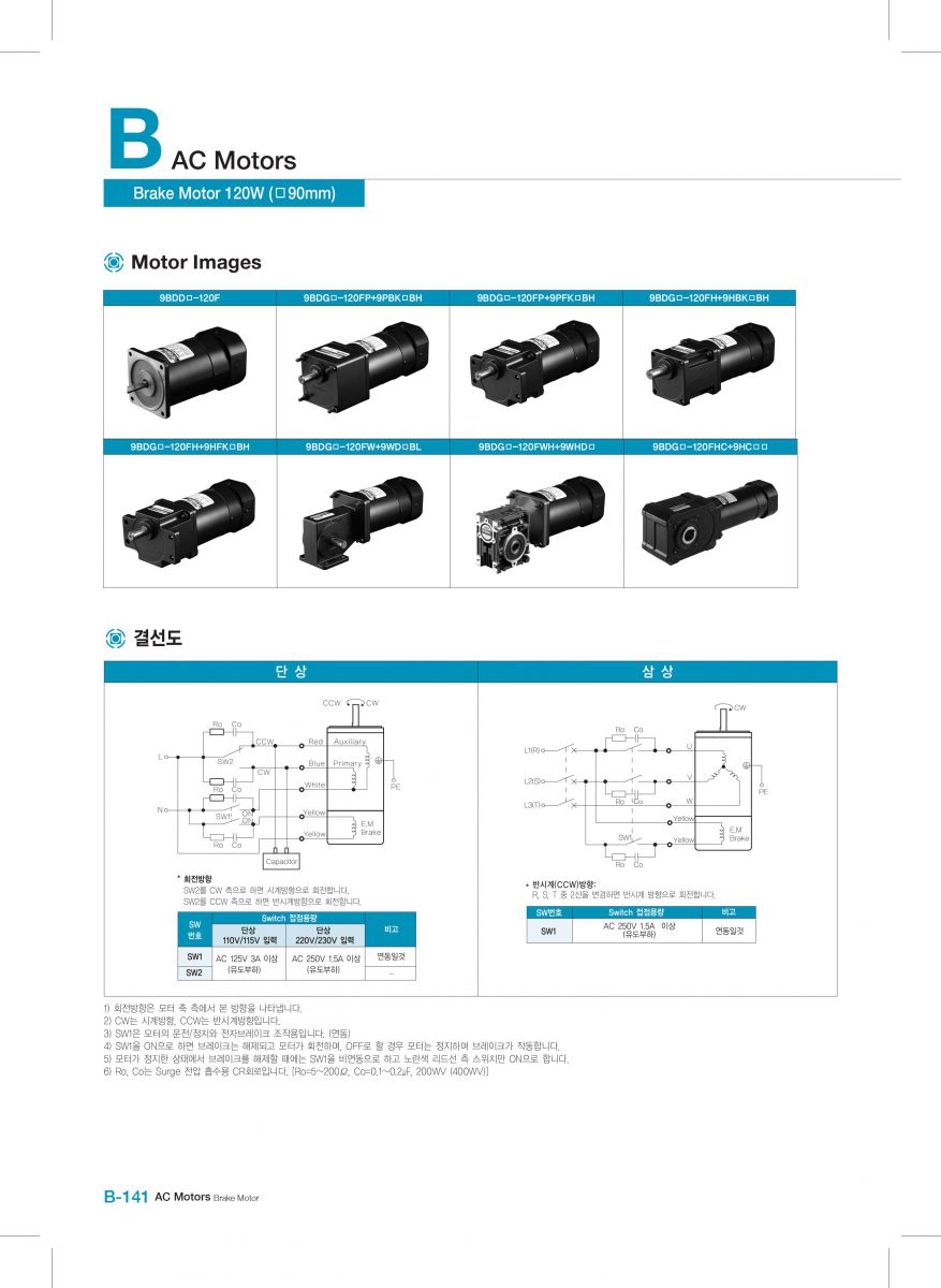 Brake motor DKM 9BDGE-120FP-9PBK30BH