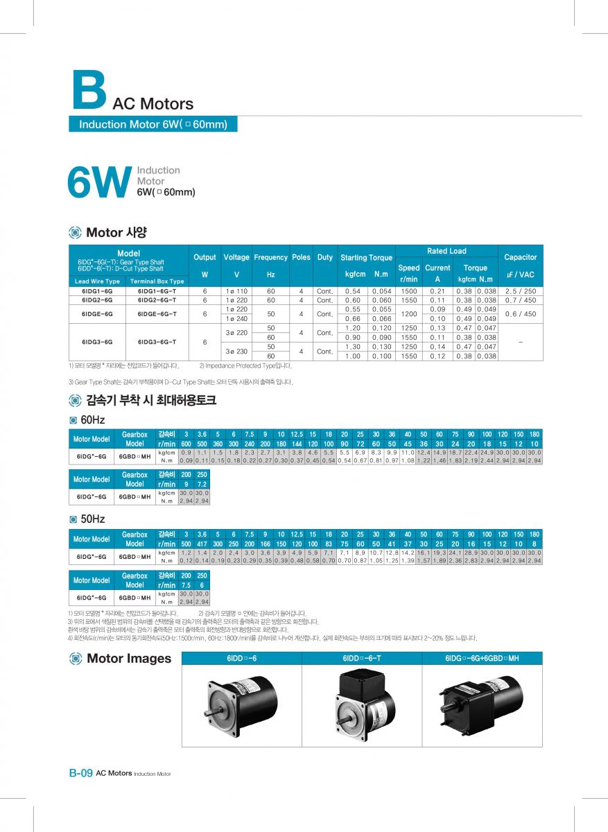 induction-motor-DKM-6IDGE-6G-T-6GBD50MH