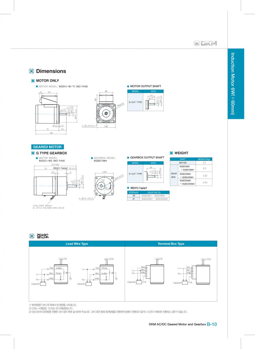 induction-motor-DKM-6IDGE-6G-T-6GBD60MH