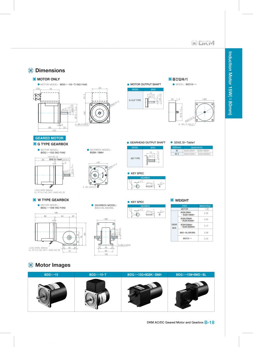 induction-motor-DKM-8IDGE-15G-T-8GBK20